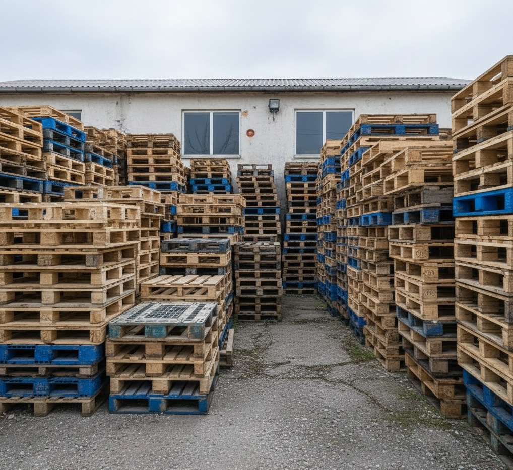 Colorado Packaging warehouse with pallets and gaylord boxes