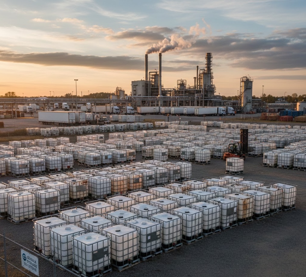 Stainless steel IBC container